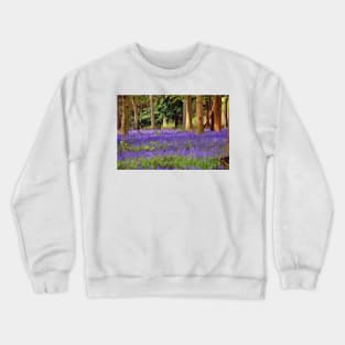 Bluebells Bluebell Woods Basildon Park Berkshire Crewneck Sweatshirt